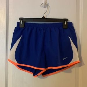 Nike Workout Running Shorts Royal blue & neon